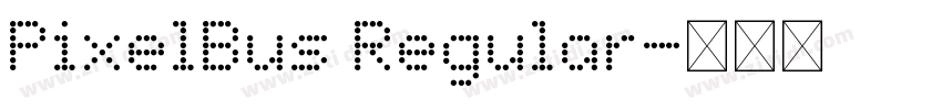 PixelBus Regular字体转换